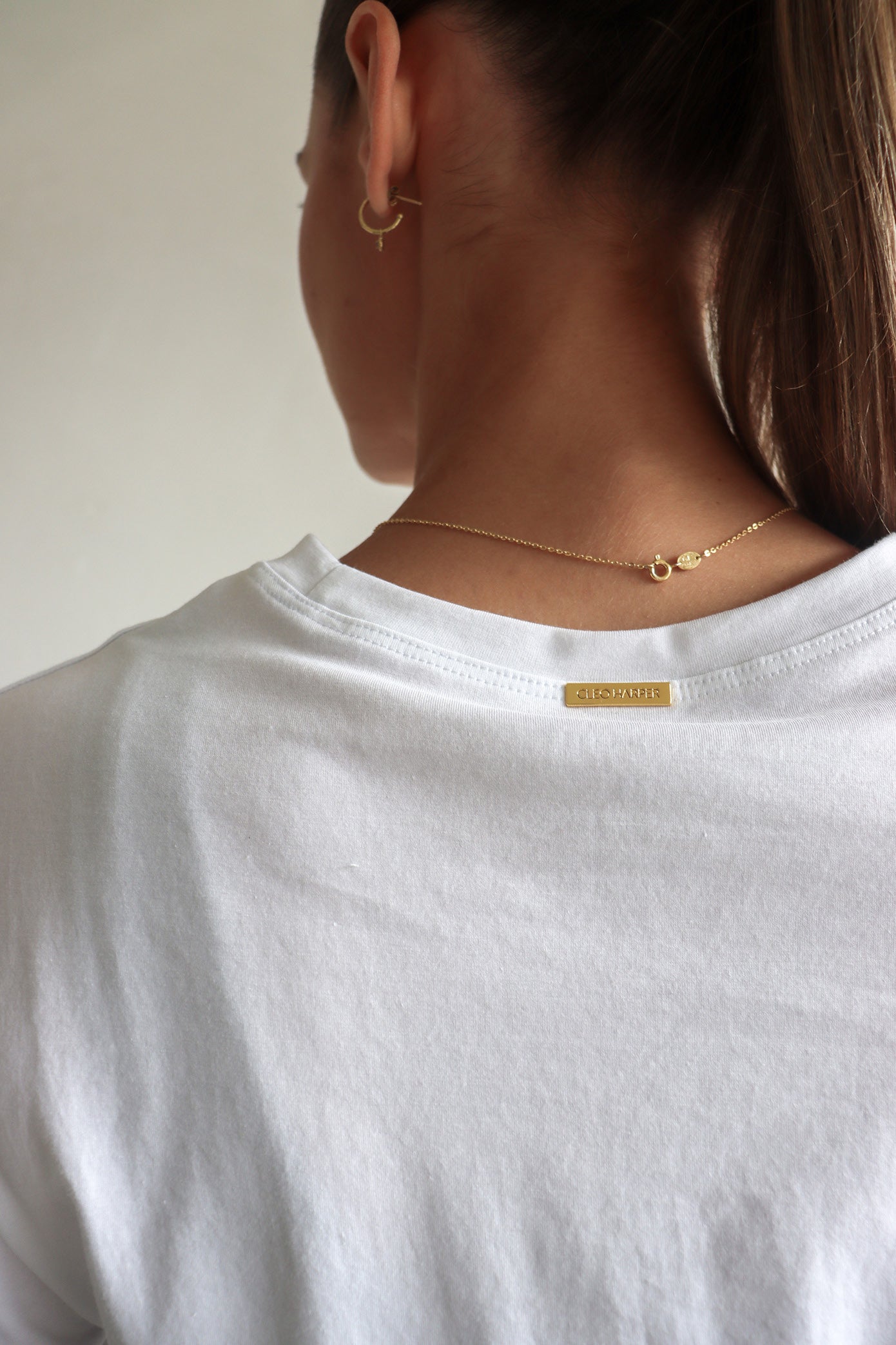 Bondi Tee - White Silver