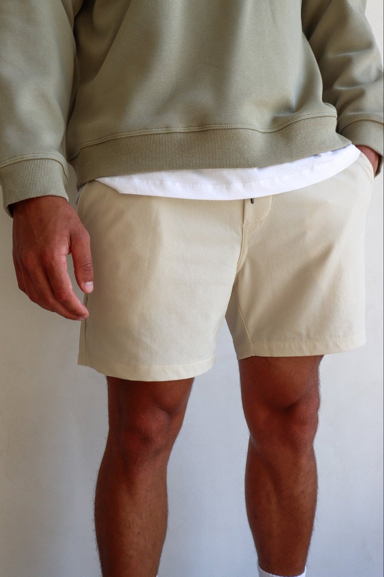 H17 Wave Shorts - Beige