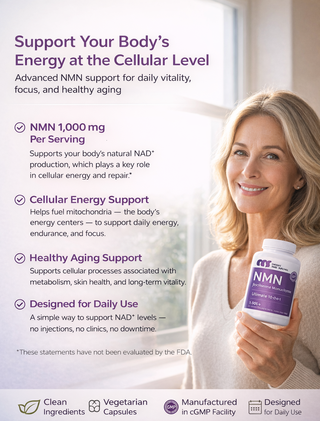 Lovade NMN Complex 10X – 10-in-1 Cellular Renewal Complex
