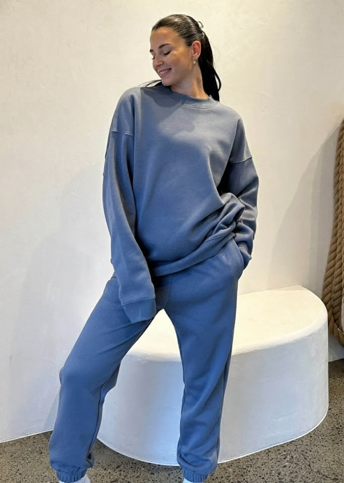 Live In Sweater - Vintage Blue