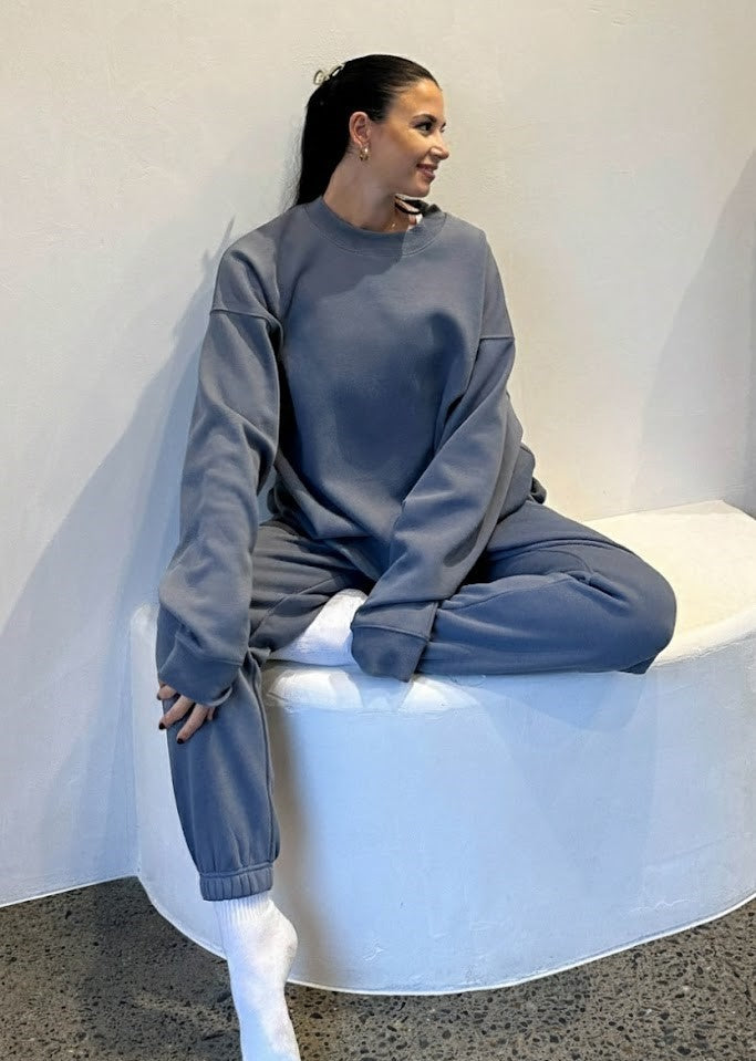 Live In Sweater - Vintage Blue