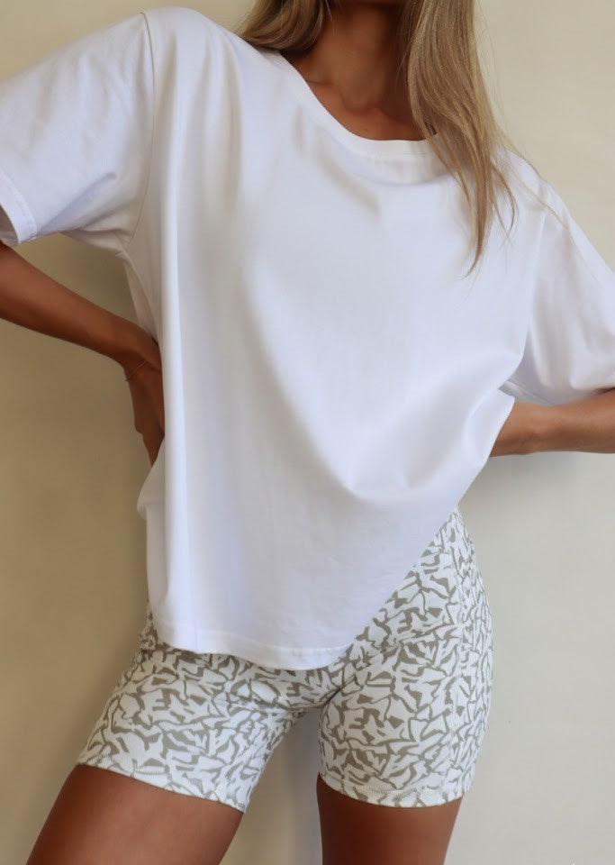 Power Tee - Triple White